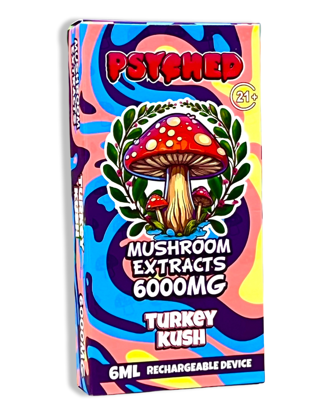 PSYCHED - Mushroom Vape - 6000mg Disposable - Single Unit