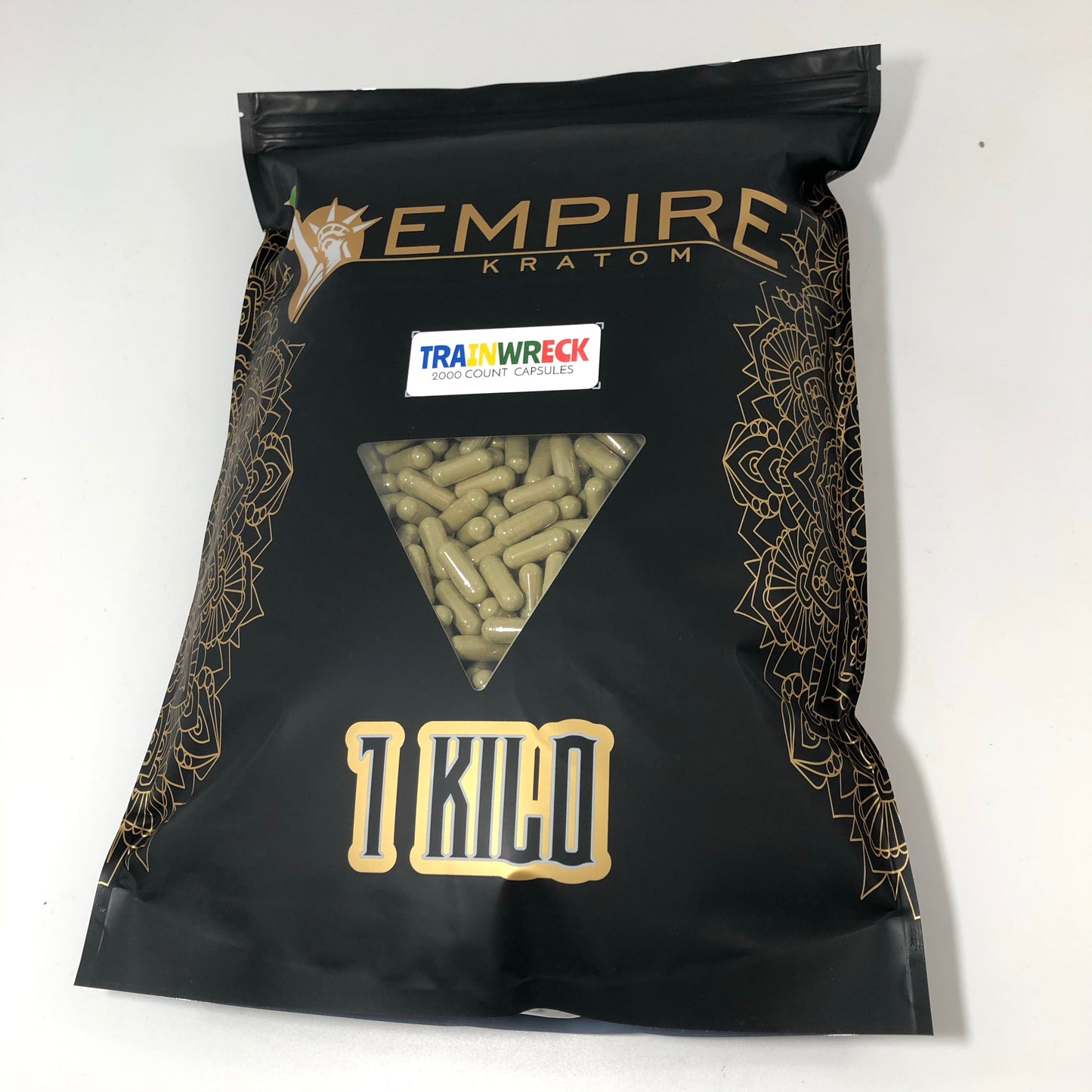 EMPIRE KRATOM - BLACK LABEL - XXL Capsules - 1 KILOGRAM Bag