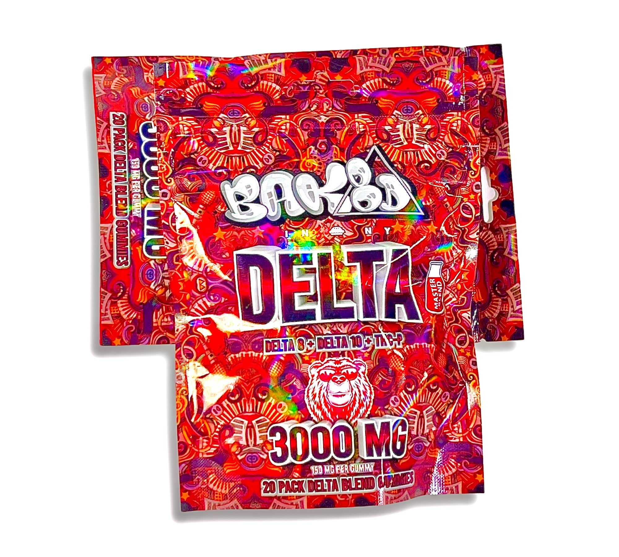 BAK8D Master Blend - Delta Blend - 3000mg Gummies - Single Unit