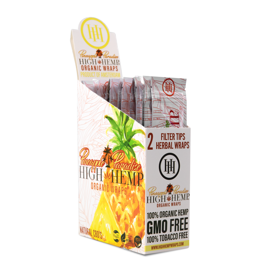 High Hemp Wraps - 20 Packs of 2 (4 Flavors)