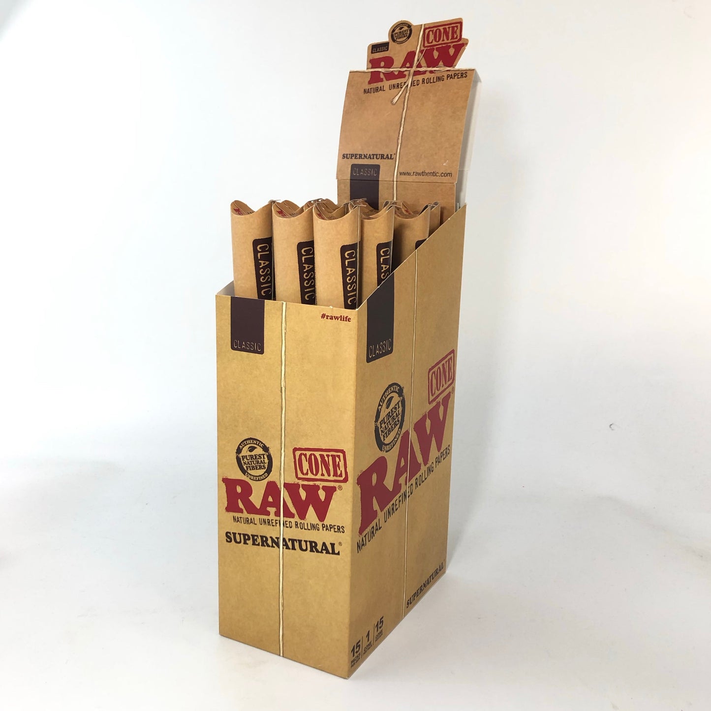 RAW SUPERNATURAL CONE - 1 Cone: The Biggest 12” PreRolled Raw Cone