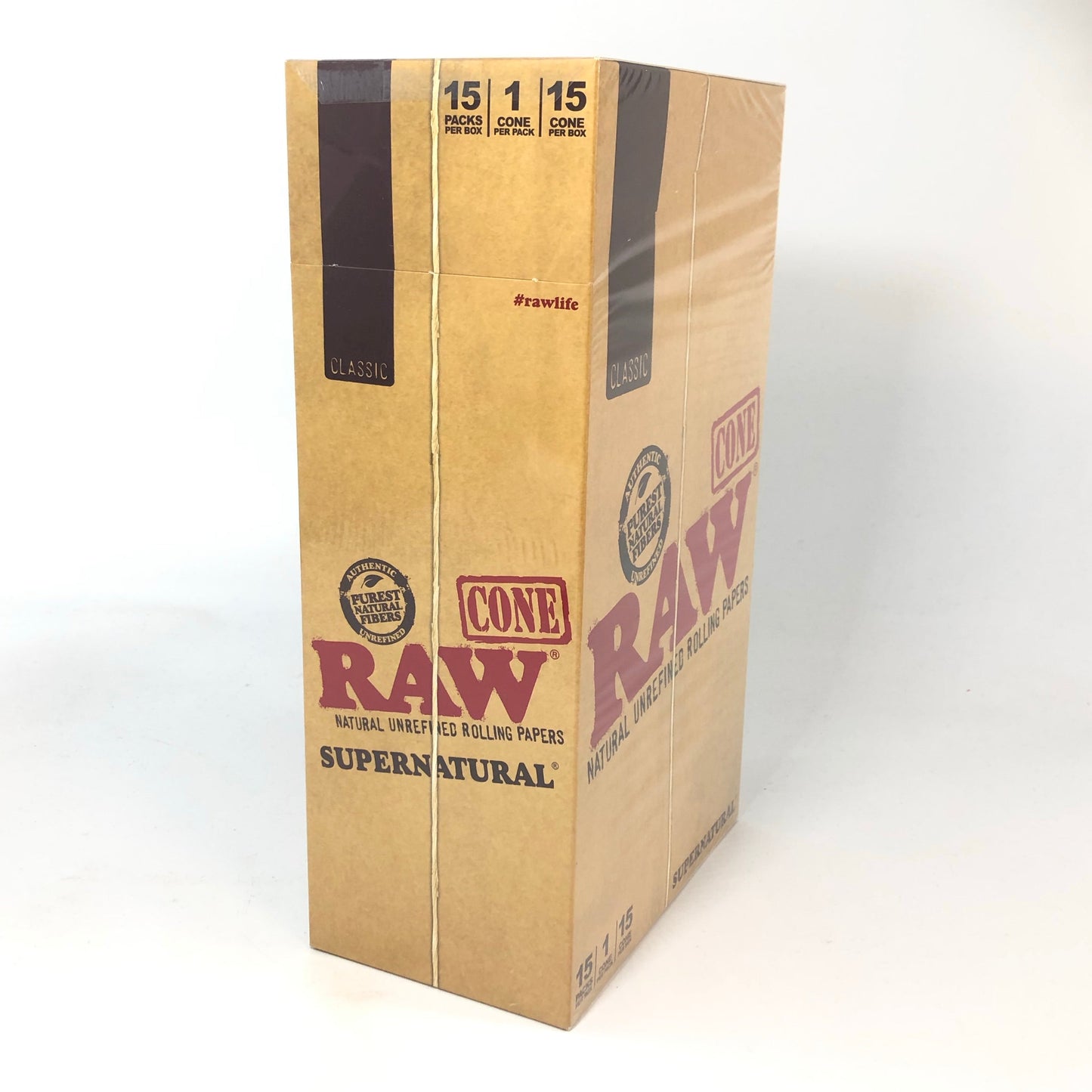 RAW SUPERNATURAL CONE - 1 Cone: The Biggest 12” PreRolled Raw Cone