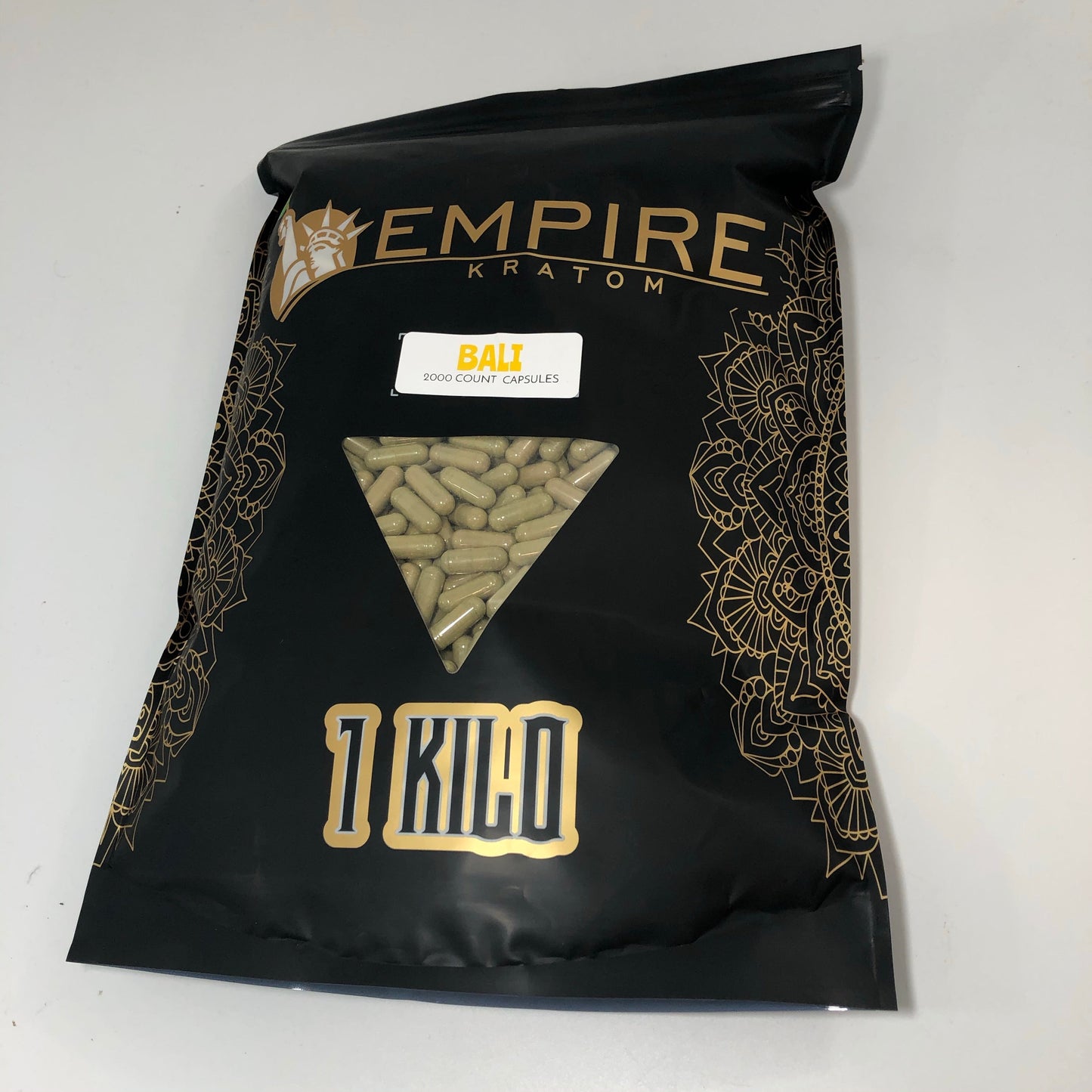 EMPIRE KRATOM - BLACK LABEL - XXL Capsules - 1 KILOGRAM Bag