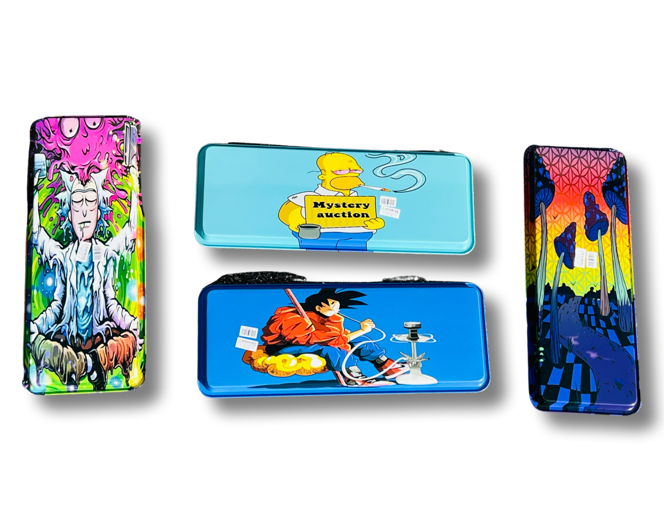 Long Metal Trays - Art On the Back and Front - With 3D cover
