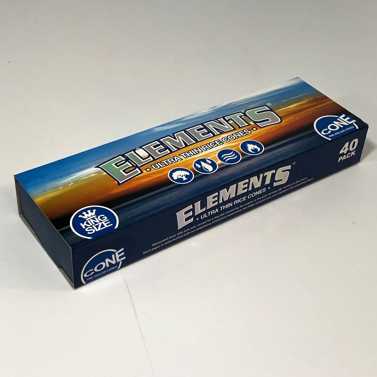 Elements Pre-Rolled Cones - King Size - 40 Pack