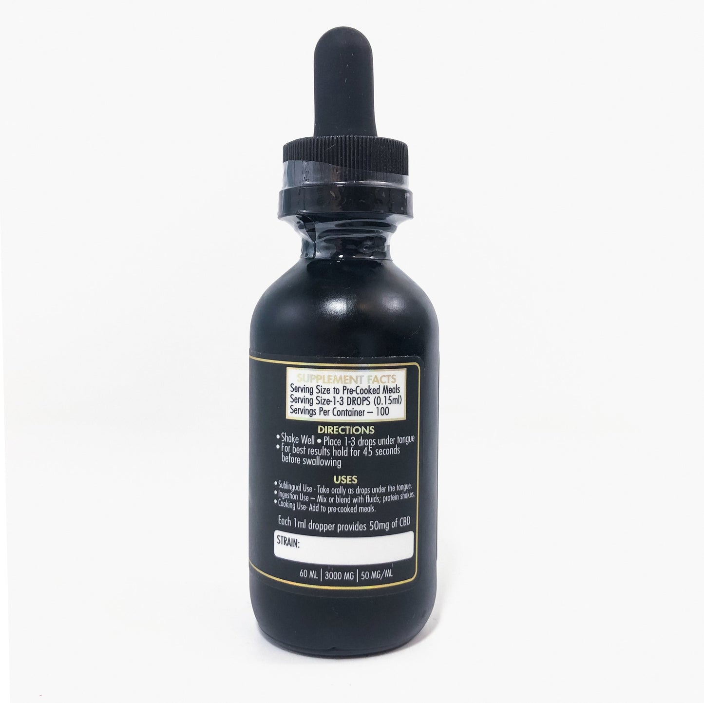 CBD Tincture - 3000MG - SINGLE UNIT