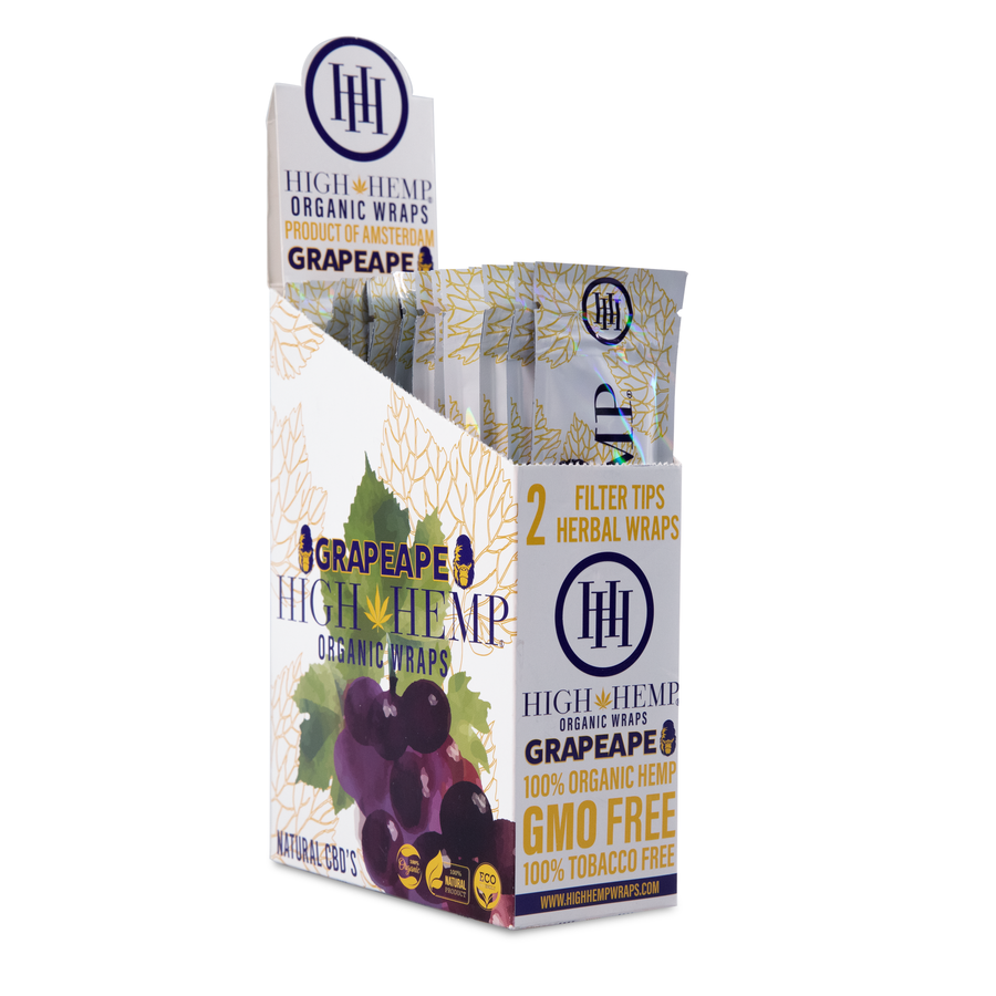 High Hemp Wraps - 20 Packs of 2 (4 Flavors)