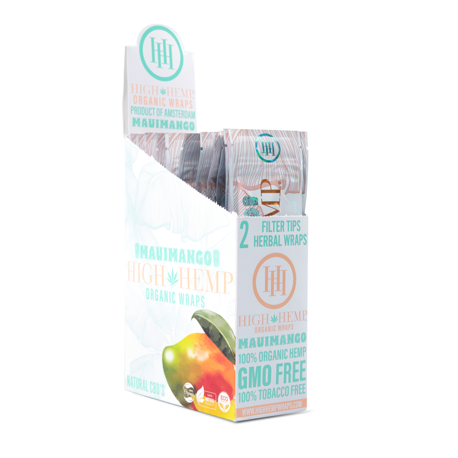 High Hemp Wraps - 20 Packs of 2 (4 Flavors)